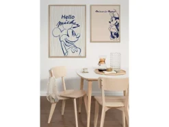 Komar Poster^Wandbild Disney Mickey Mouse Hello 30 cm x 40 cm Blau