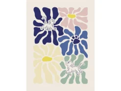 Komar Poster^Wandbild Disney The Lion King Between Flowers 50 cm x 70 cm Bunt