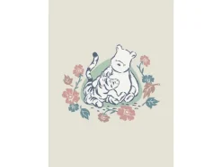Komar Poster^Wandbild Disney Winnie the Pooh Flowers and Friends 50 cm x 70 cm Beige