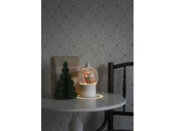 Konstsmide Laternen^LED Kugellaterne Santas Weiß 1 Warm-Weiße Diode