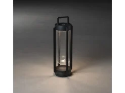 Konstsmide Laternen^LED-Laterne Otranto Schwarz 44 cm x 15 cm x 15 cm