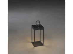 Konstsmide Laternen^LED-Laterne Ravello Schwarz 30 cm x 15 cm x 15 cm