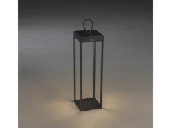 Konstsmide Laternen^LED-Laterne Ravello Schwarz 50 cm x 15 cm x 15 cm