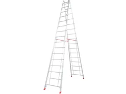 Krause Klapptritte^Doppelleiter Stabilo 2 x 16 Sprossen 440 cm x 86 cm x 258 cm