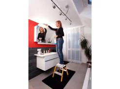 Krause Klapptritte^Klapptritt Rolly Fahrbar 2 x 2 Stufen 45 cm x 40 cm x 50 cm