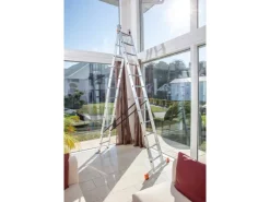 Krause Mehrzweckleiter Dubilo 2 x 12 Sprossen 585 cm x 97 cm x 157 cm