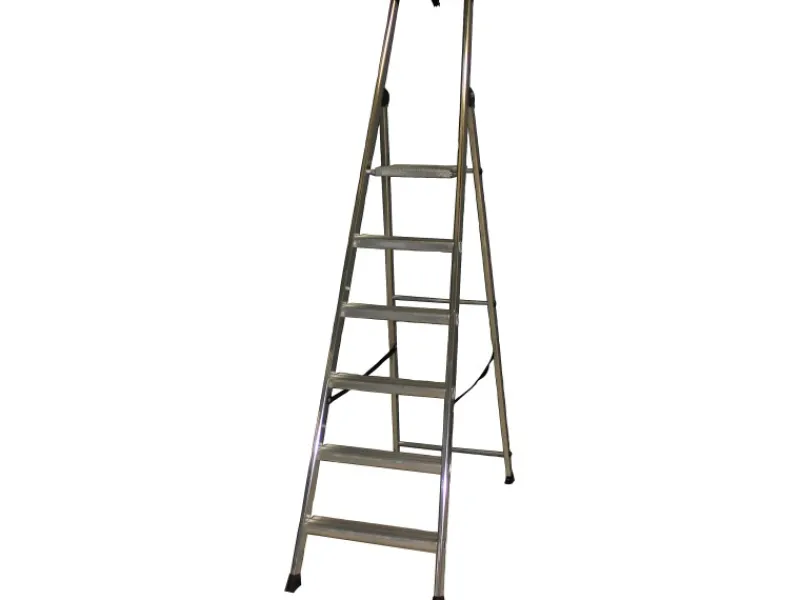 Krause Solido Stufen-Steh-Leiter 6 Stufen