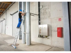 Krause Stabilo Sprossen-Anlege-Leiter 12 Sprossen