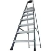 Krause Klapptritte^Stehleiter Securo 7 Stufen Eloxiert 210 cm x 53 cm x 128 cm
