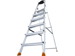 Krause Klapptritte^Stehleiter Sepuro 6 Stufen 190 cm x 50 cm x 115 cm