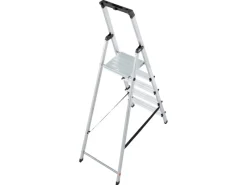 Krause Stehleiter Solidy 5 Stufen 165 cm x 47 cm x 96 cm