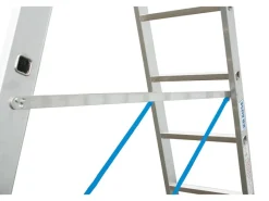 Krause Klapptritte^Vielzweckleiter Stabilo +S 3 x 8 Sprossen/Stufen 490 x 97 x 183 cm
