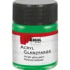 KREUL Acryl Farbe Glänzend Grün 50 ml