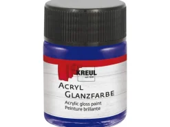 KREUL Bastelfarben^Acryl Farbe Glänzend Dunkelblau 50 ml