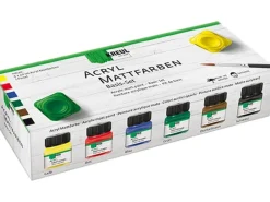 KREUL Acryl Farbe Matt Basis Set 6 x 20 ml