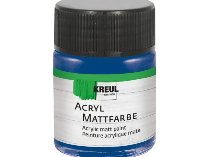 KREUL Acryl Farbe Matt Kobaltblau 50 ml