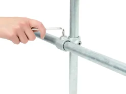 Bücherregale^Kreuzstück Vorgesetzt 90° für Stahlrohr Ø 2,7 cm