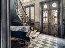 Kunstleinwand Lost House 57 cm x 77 cm x 2 cm