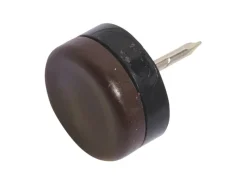 Stifte^Kunststoffgleiter mit Stift Ø 22 mm 8 Stück Braun