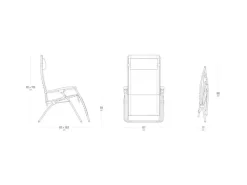 Lafuma Mobilier Relaxsessel RSXA CLIP Batyline® Moss