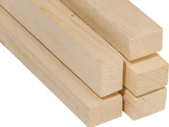 Holzregale|Hocker^Latte Fichte/Tanne sägerau getrocknet 30 mm x 50 mm x 3000 mm