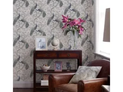 Laura Ashley Tapetenmuster^Vliestapete Belvedere Midnight 10,05 x 0,52 m