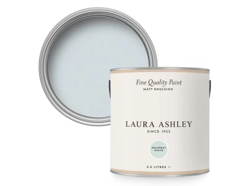 Laura Ashley Wandfarbe Seaspray White Hellblau 2,5 l
