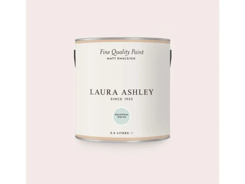 Laura Ashley Wandfarbe Seaspray White Hellblau 2,5 l
