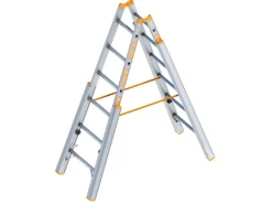 Leitern^Layher Topic 1061 Treppenstehleiter 2x6 Sprossen