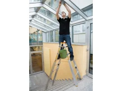 Leitern^Layher Topic 1061 Treppenstehleiter 2x6 Sprossen