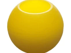 Kerzen^LED-Kerze Bola mit Timerfunktion Ø 11,5 cm Creme