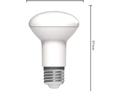 Vitrinen^LED-Leuchtmittel E27 Pilzkopf R63 7 W 806 lm Ø 6,3 cm x 9,7 cm
