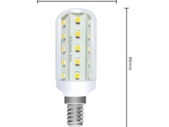 Vitrinen^LED-Leuchtmittel SMD E14 Kapsel T30 4 W 400 lm Ø 3 cm x 9 cm