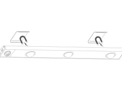 LED-Unterbauleuchte Pir Sensor 75 lm 3000-6000 K CCT+ RGB 34 cm Silber