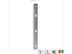 LED-Unterbauleuchte Pir Sensor 75 lm 3000-6000 K CCT+ RGB 34 cm Silber