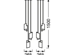 LEDVANCE Weitere Regale^Smart+ WiFi Pendelleuchte Decor Twist Weiß 150 cm