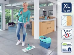 Leifheit Reinigung^Bodenwischer Profi XL glatte Böden 146cm