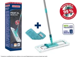 Leifheit Bodenwischer Profi XL Glatte Böden & zum Staubwischen