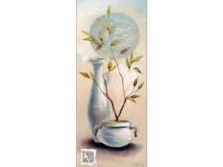Pro Art Leinwandbild Blaue Vasen III 27 cm x 77 cm