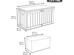 Lifetime Gartenbox 128 cm x 64 cm x 67 cm