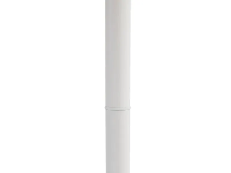 Lindby Laternen^Mastleuchte Außen Laterne Madea 10034012 Spritzwassergeschützt Modern in Weiß aus Aluminium 2-flammig E27