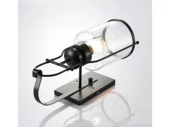 Lindby Laternen^Wandleuchte Wandlampe Innen Laterne Rozalie 9624813 Retro Vintage Antik in Schwarz aus Metall 1-flammig E27 Flurleuchte