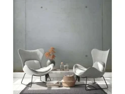 AS-Creation Livingwalls Fototapete Beton-Optik Grau und Beige 371 x 280 cm AS-392251