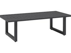 Lounge-Gruppe Springtown 4-teilig Aluminium Schwarz-Dunkelgrau