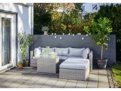 Sessel|Kissenbezüge^Lounge-Sessel Olea aus Polyrattan Sand