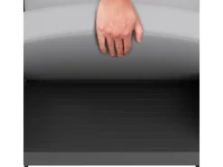 Hocker^Lounge-Set Willa 4-teilig aus Aluminium Anthrazit