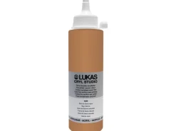 Lukas Cryl Studio Acrylfarbe Plastikflasche Terra di Siena natur 250ml