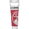 Bastelfarben^Lukas Cryl Terzia Acrylfarbe Plastiktube Kadmiumrot dunkel (imit.) 125ml