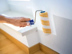 LUX-TOOLS LUX Dispersionsroller 15 cm Polyamid Gold-Gestreift Glatt