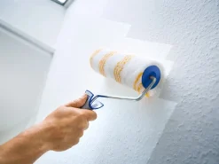 LUX-TOOLS LUX Dispersionswalze 25 cm Polyamid Gold-Gestreift Rau